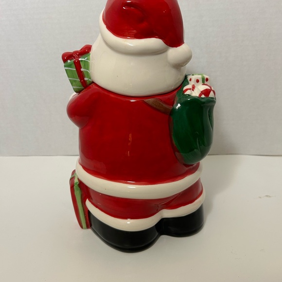 Ceramic Santa Cookie Jar With Box - Picture 3 of 12
